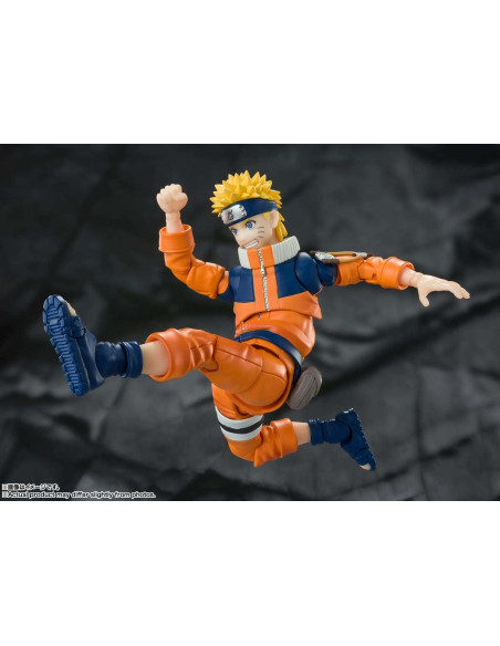 Bandai S.H.Figuarts Naruto Uzumaki articolato 13,5 cm con effetto tecnica ninja
