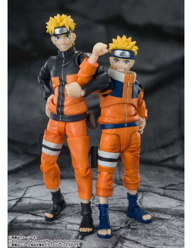 Naruto Uzumaki Bandai Tamashii S.H.Figuarts with kunai blade and Rasengan sphere