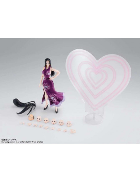 The Pirate Empress Boa Hancock joins the S.H.Figuarts lineup in her Marineford Summit War version