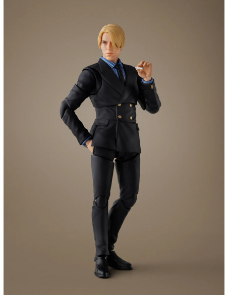 Bandai Spirits S.H.Figuarts Sanji collectible figure from the One Piece Netflix live-action series