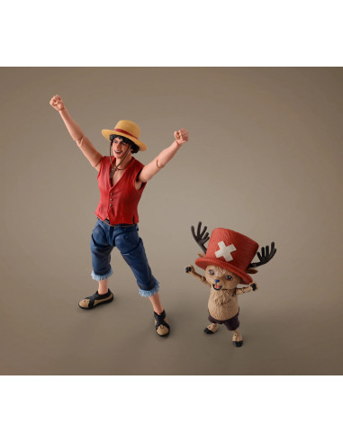 S.H.Figuarts Tony Tony Chopper One Piece Netflix – figure ufficiale Bandai in scala con la ciurma
