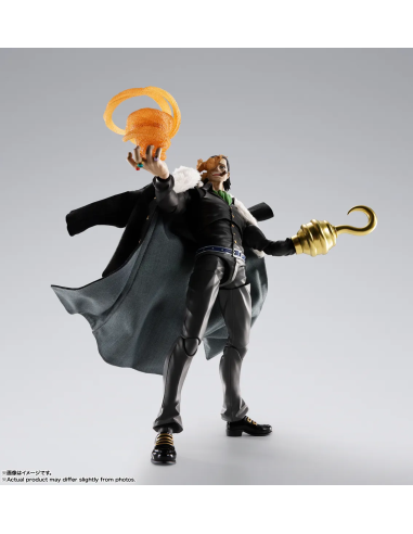 S.H.Figuarts Sir Crocodile Marineford One Piece – Figure con tutti gli accessori inclusi, compatibile con Rufy Marineford