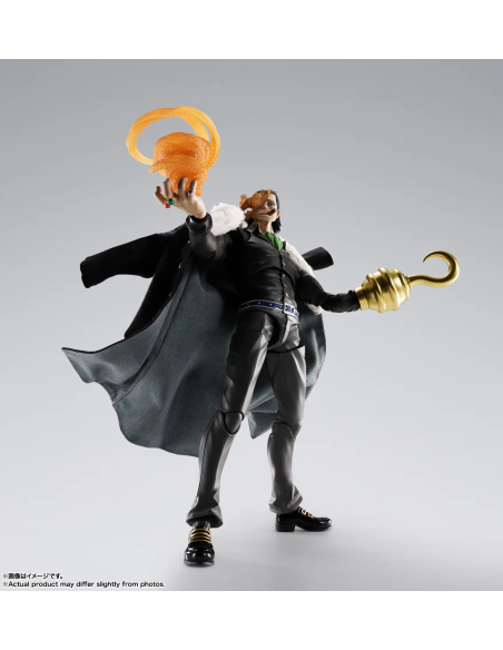 S.H.Figuarts Sir Crocodile Marineford One Piece – Figure con tutti gli accessori inclusi, compatibile con Rufy Marineford