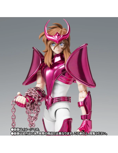 Dettagli curati per questa figure di Andromeda Shun, ispirata a Saint Seiya.