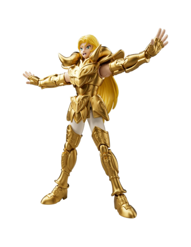 La figura di Aries Mu Blokees, fedele al design Saint Seiya, alta 11,5 cm in PVC.