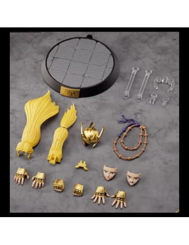 Colleziona Aries Mu Blokees, un elemento essenziale per ogni collezione dedicata a Saint Seiya.