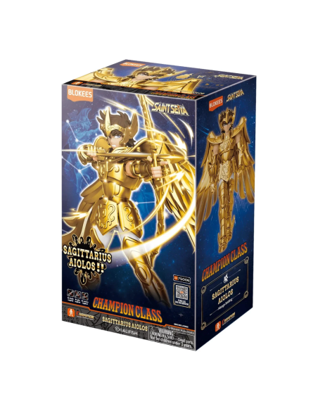 Dettagli curati per Aiolos di Sagittarius, un'aggiunta di pregio alla tua collezione Saint Seiya.