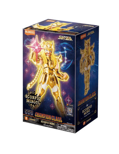 Dai vita a epiche battaglie con l'action figure di Scorpio Milo, un pezzo da collezione Saint Seiya.