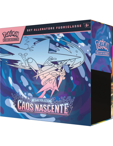 Il Set Allenatore Fuoriclasse Caos Nascente del GCC Pokémon per arricchire la tua collezione.