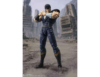 Unleash the power of Fist Of The North Star with this detailed Kenshiro S.H.Figuarts, crafted from durable PVC.