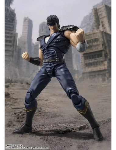Bring home the legendary Kenshiro from Fist Of The North Star as a premium S.H.Figuarts, standing 16.5 cm tall.