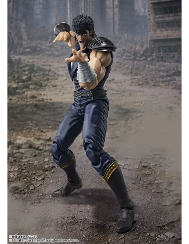 Experience the intensity of Fist Of The North Star with this finely sculpted Kenshiro S.H.Figuarts figure.