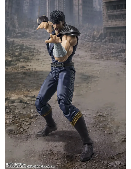 Experience the intensity of Fist Of The North Star with this finely sculpted Kenshiro S.H.Figuarts figure.