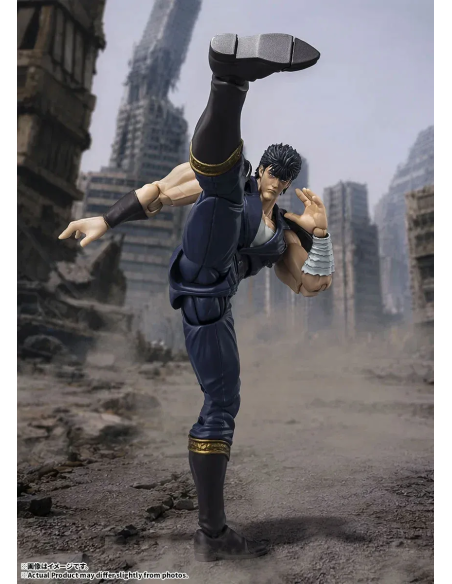 This 16.5 cm Kenshiro S.H.Figuarts embodies the iconic hero of Fist Of The North Star in high-quality PVC.