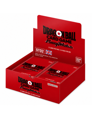 Display di buste ST02 Dragon Ball Super Card Game Fusion World per espandere la tua collezione.
