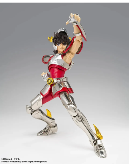 La prima Armatura di Bronzo di Pegasus Seiya, alta circa 17 cm.