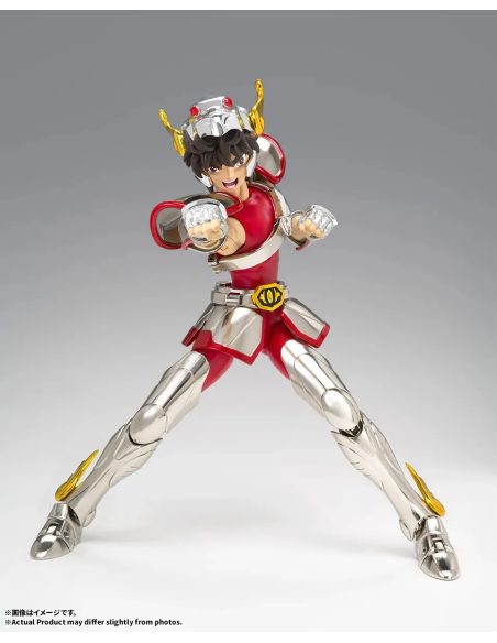 Scopri la qualità Bandai con questa figura di Pegasus Seiya Myth Cloth EX.
