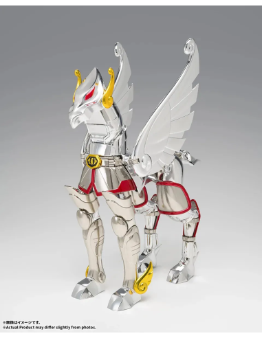 La serie Myth Cloth EX presenta Pegasus Seiya in PVC e metallo. Alto 17 cm.
