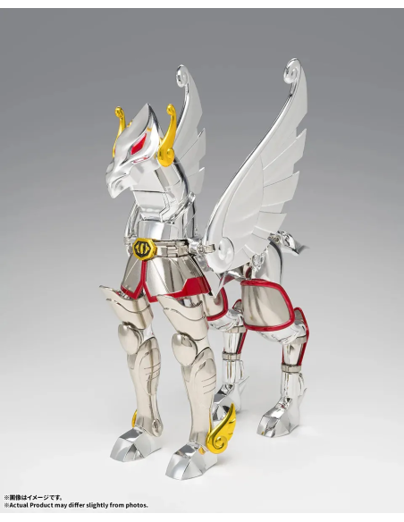 La serie Myth Cloth EX presenta Pegasus Seiya in PVC e metallo. Alto 17 cm.