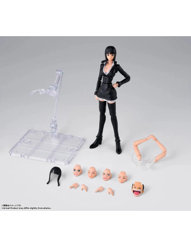 Bring home Nico Robin from One Piece with this exquisite S.H.Figuarts collectible, capturing her Enies Lobby look.