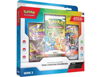 Entra nel mondo Pokémon con la Collezione Illustrazione Primi Compagni d'Avventura Serie 3.