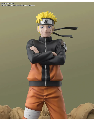 La determinazione di Naruto Uzumaki catturata in questa splendida figura della linea Figuarts Zero.