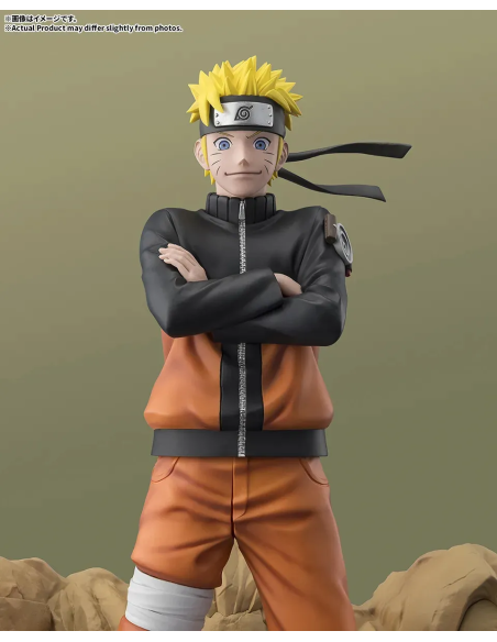 La determinazione di Naruto Uzumaki catturata in questa splendida figura della linea Figuarts Zero.