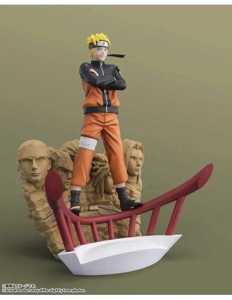 Naruto Uzumaki: l'eroe di Konoha in una rappresentazione fedele, realizzata con materiali di qualità.