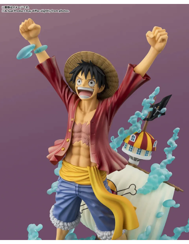 L'energia di Monkey D. Luffy in questa figura One Piece, alta circa 25 cm.