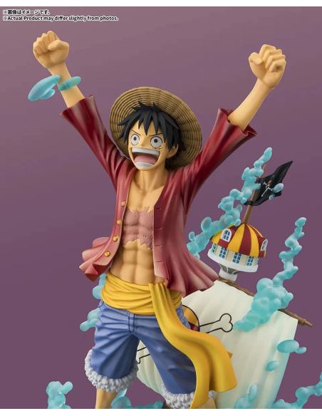 L'energia di Monkey D. Luffy in questa figura One Piece, alta circa 25 cm.