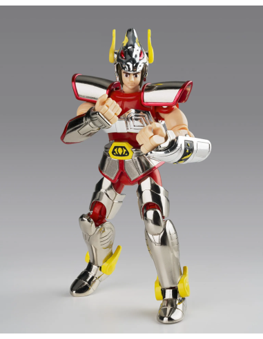 Pegasus Seiya con la sua Armatura di Bronzo, una figura emblematica per ogni collezione di Saint Seiya.