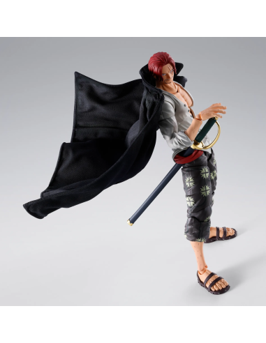 Shanks di One Piece, pronto per l'azione. Realizzato in PVC di alta qualità, curato in ogni particolare.