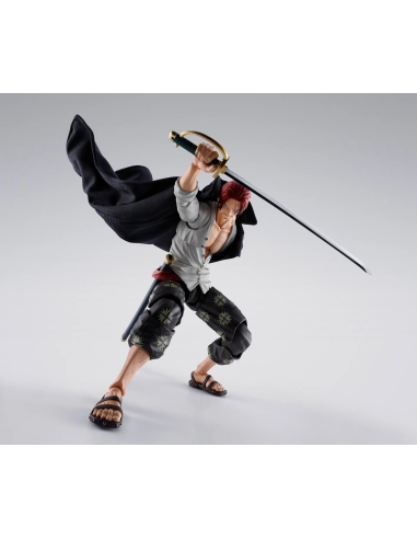 L'iconico Shanks di One Piece, nell'edizione Marineford, con dettagli precisi e finiture eccellenti.