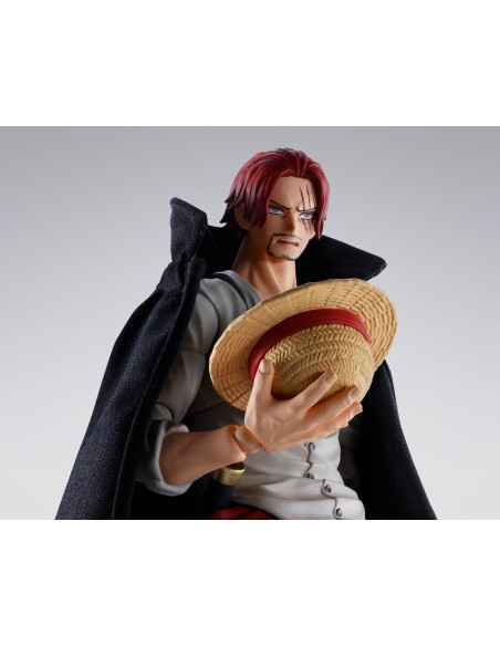 Dalla serie One Piece, Shanks di Marineford, un'opera d'arte SH Figuarts per veri intenditori.