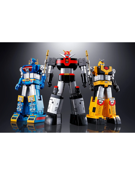 Questo God Sigma della serie Soul of Chogokin è un tributo all'ingegneria dei robot.