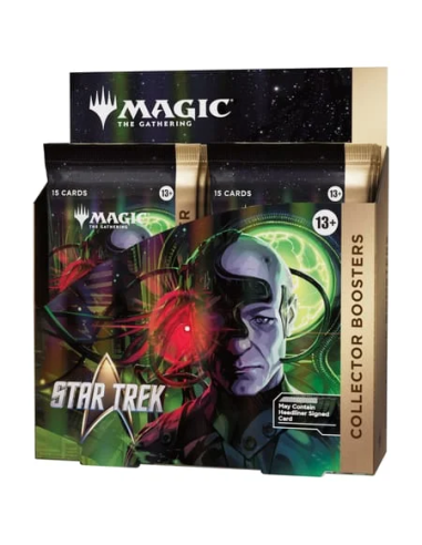 Esplora il multiverso con la Collector Boosters Box di Magic The Gathering Star Trek, 12 buste in inglese.