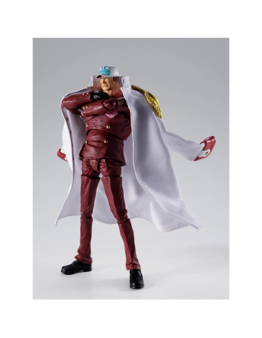 Experience the intensity of One Piece's Sakazuki with this meticulously crafted S.H.Figuarts action figure.