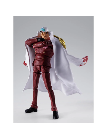 Experience the intensity of One Piece's Sakazuki with this meticulously crafted S.H.Figuarts action figure.