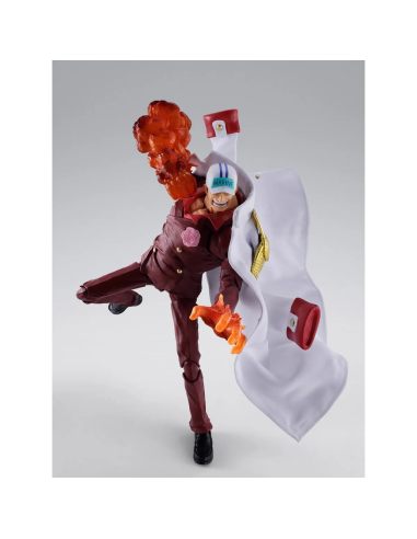 Relive the epic Marineford War moments with this premium One Piece Sakazuki S.H.Figuarts collectible.
