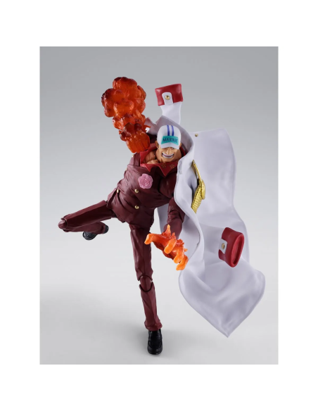 Relive the epic Marineford War moments with this premium One Piece Sakazuki S.H.Figuarts collectible.