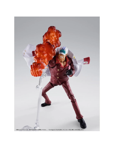 A must-have for One Piece enthusiasts, showcasing Sakazuki in his S.H.Figuarts Marineford form.