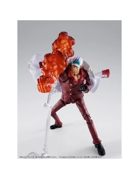 A must-have for One Piece enthusiasts, showcasing Sakazuki in his S.H.Figuarts Marineford form.