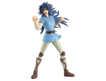 Capture the power of Gemini Kanon from Saint Seiya with this detailed Banpresto figure, crafted from PVC.