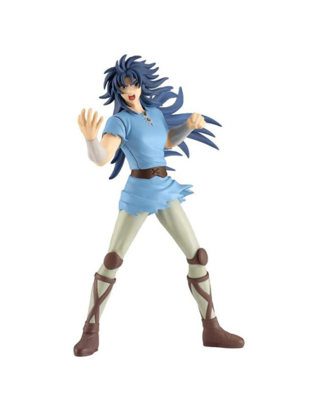 Capture the power of Gemini Kanon from Saint Seiya with this detailed Banpresto figure, crafted from PVC.