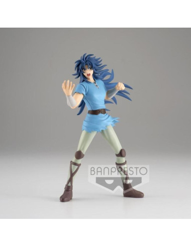 Bring the epic world of Saint Seiya to life with this striking 16 cm Gemini Kanon Cosmo Memoir figure.