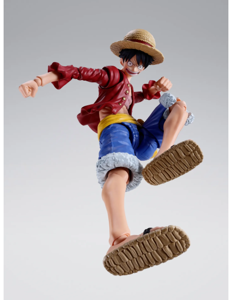 Figura One Piece di Monkey D.Luffy, alta circa 14,5 cm. Un'aggiunta imperdibile per i collezionisti.
