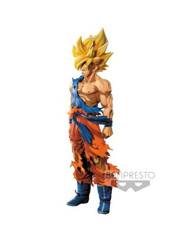 Dragonball Z Master Stars Piece Figure Super Saiyan Goku Manga Dimensions 34 cm