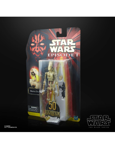 Star Wars Episode I Black Series Lucasfilm 50th Anniversary Action Figure 2021 Battle Droid 15 cm