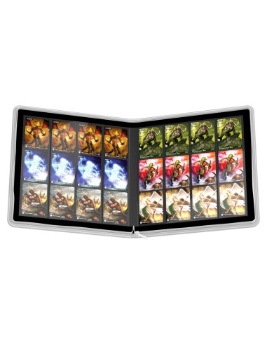 Ultimate Guard Zipfolio 480 - 24-Pocket XenoSkin (Quadrow) - White