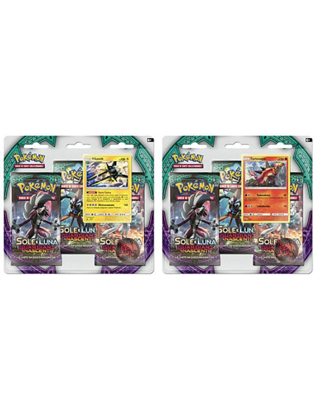 POKEMON GUARDIANI NASCENTI 3 BUSTE + MONETA CARTE - Italian